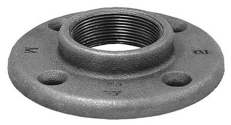 Anvil 3/8" Flanged x FNPT Malleable Iron Floor Flange Class 150 0300194800