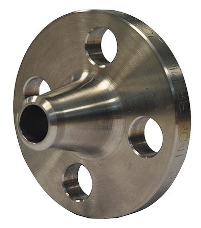 Zoro Select 3/4" Welded SS Weld Neck Flange 4WPR5