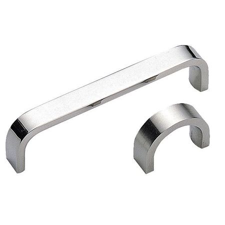 LAMP Pull Handle, Polished, 1-25/32 In. H, Polished, Threaded Holes KB-50/M
