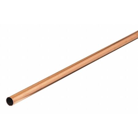 Streamline Straight Copper Tubing, 3/8 in Outside Dia, 2 ft Length, Type L LH02002