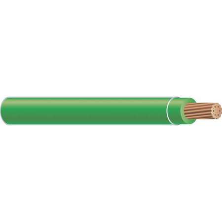 SOUTHWIRE Building Wire, THHN, 10 AWG, 2,500 ft, Green, Nylon Jacket, PVC Insulation 22977306