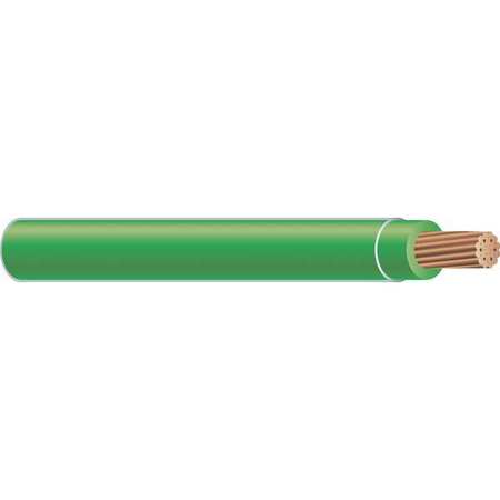 Southwire Building Wire, THHN, 10 AWG, 2,500 ft, Green, Nylon Jacket, PVC Insulation 22977306