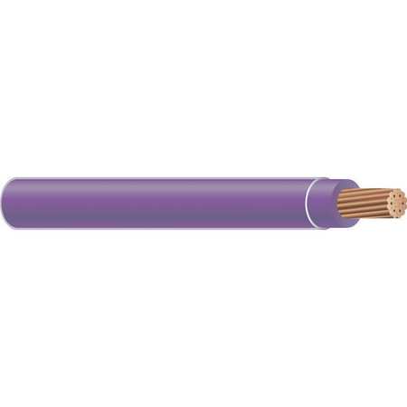 SOUTHWIRE Building Wire, THHN, 6 AWG, 500 ft, Purple, Nylon Jacket, PVC Insulation 48560701
