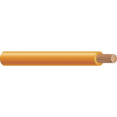 SOUTHWIRE Building Wire, THHN, 6 AWG, 500 ft, Orange, Nylon Jacket, PVC Insulation 26067901