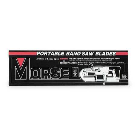 Morse Portable Band Saw Blade, 1/2 In. W, PK3 ZWEP442024MCGR