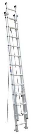 Werner 24 ft Aluminum Extension Ladder, 300 lb Load Capacity D1524-2