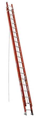 Werner 40 ft Fiberglass Extension Ladder, 300 lb Load Capacity D6240-2