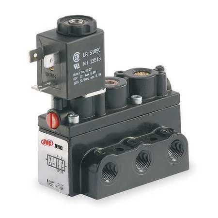 Aro Solenoid Air Control Valve, 1/8 In, 24VDC A211SS-024-D