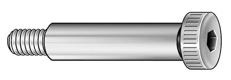 Unbrako Shoulder Screw, M8-1.25 Thr Sz, 13 mm Thr Lg, 30 mm Shoulder Lg, Alloy Steel, 50 PK 05393