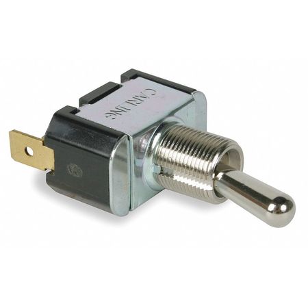 Carling Technologies Toggle Switch, DPST, 4 Connections, On/Off, 3/4 hp, 10A @ 250V AC, 15A @ 125V AC 2GK9178XG
