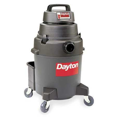 Dayton Commercial Shop Vacuum, 1-1/2" Hose Dia., HEPA 75 cfm 4YE68