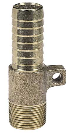 CAMPBELL 1" Barb x MNPT Non Leaded Brass Rope Adapter BRA4-LF