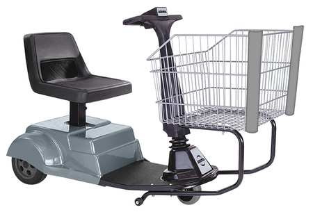 R.W. ROGERS CO Smart Shopper Handicap Cart, Silver RWR-AMG-420000-SLVR