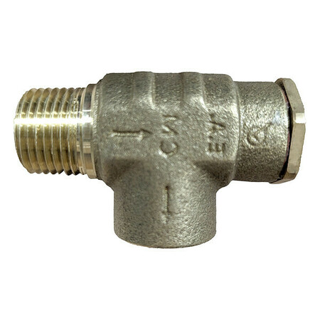 Campbell Relief Valve, 3/4 x 1/2 In, 75 psi, Brass RV3NLF