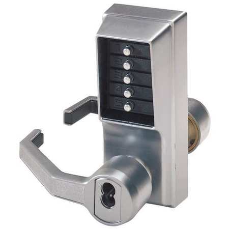 KABA Push Button Lock, Entry, Key Override LL-1021-B-26D-41