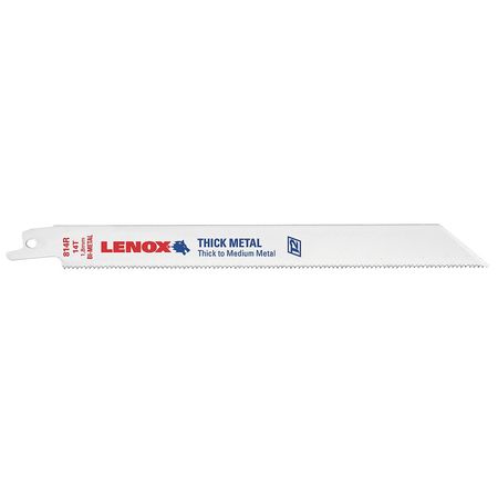 LENOX 8" L x Metal Cutting Reciprocating Saw Blade 21519814R