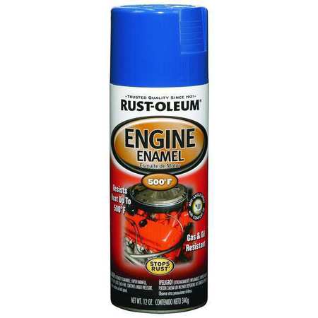 Rust-Oleum Engine Enamel, Ford Blue, 12 oz, Spray 248945