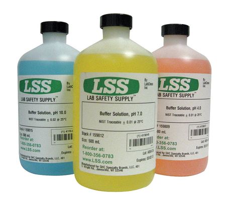 Lab Safety Supply Buffer Solution, pH 4.00,500mL 4YMH7