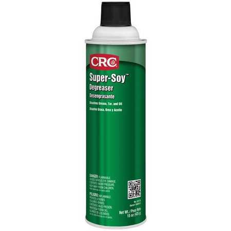 CRC Super-Soy Degreaser, 20 oz Aerosol Spray Can, Ready To Use, K1 03135