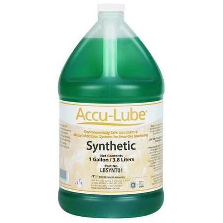 Accu-Lube Synthetic Lubricant, MQL, 1 Gal, VOC Free LBSYNT01