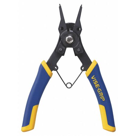 Irwin Snap Ring Pliers, 6-1/2", Convertible 2078900