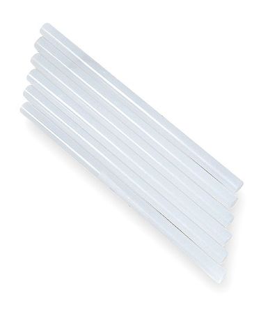Westward Hot Melt Glue Sticks, 7/16 in Dia, 10 in L, Clear, 100 PK 4YR50