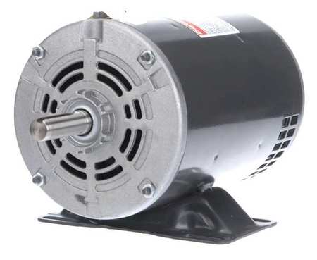ZORO SELECT Motor, 3 Ph, 1 HP, 1725,208-230/460V, 56, ODP 4YU38