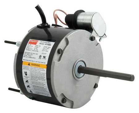 DAYTON Motor, PSC, 1/8 HP, 1725 RPM, 115V, 48, TEAO 4YY56