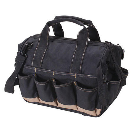 Clc Work Gear Bag/Tote, Tool Bag, Black, Polyester, 23 Pockets 1139
