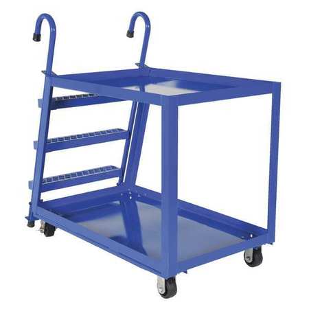 VESTIL Steel Stock Picking Ladder Cart 1000 lb. Capacity, 51-3/4"L x 27-7/8"W x 50-1/8"H SPS2-2848