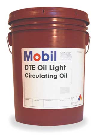 Mobil Circulating Oil, Pail, 5 gal, DTE Oil Light, ISO Grade 32 104743