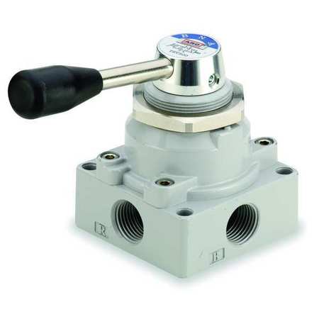 ARO Manual Air Control Valve, 4-Way, 3/8in NPT M113LR