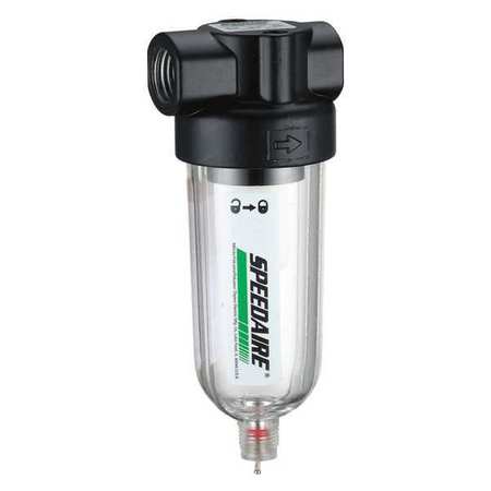 Speedaire Compressed Air Filter, 150 psi, 1.63 In. W 4ZL08