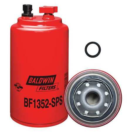 Baldwin Filters Fuel Filter, 7-3/8 x 3-11/16 x 7-3/8 In BF1352-SPS