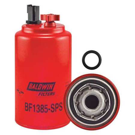 Baldwin Filters Fuel Filter, 7 3/8 in Length, 3 11/16 in Outside Dia BF1385-SPS