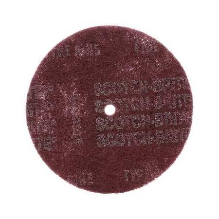 SCOTCH-BRITE Fiber Disc, 8x1/2in, Med, AlO 7100045907