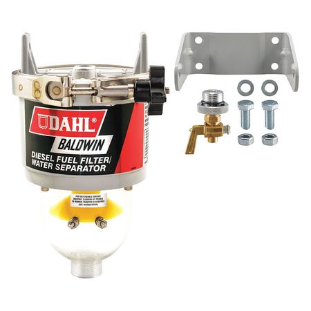 Baldwin Filters Fuel/Water Separator Unit, 5-1/2x12-1/2In 100-BP
