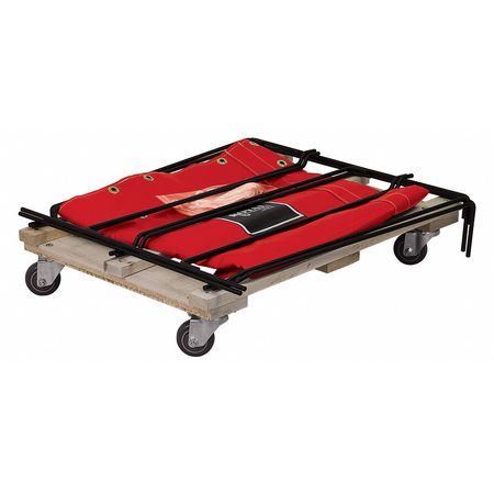 Royal Basket Trucks Knock Down Basket Truck, 12 Bu, Red Vinyl G12-RRX-KDA-3UNN