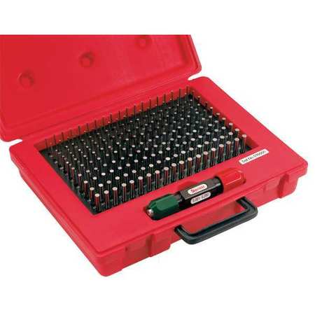 STARRETT Pin Gage Set, Plus, 0.917-1.000 In S4014-1