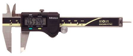 MITUTOYO Absolute Digital Caliper, 0 to 4 In 500-170-30CAL