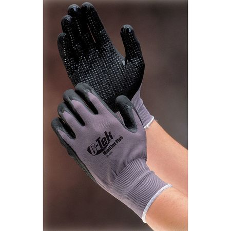 PIP Foam Nitrile Coated Gloves, Palm Coverage, Black/Gray, XS, PR 34-844