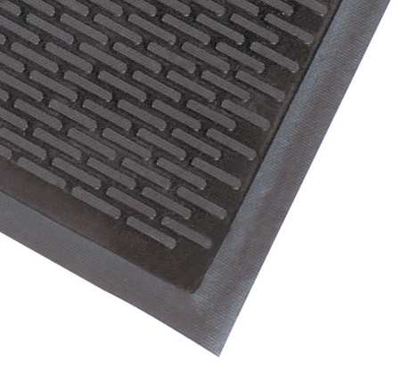 Notrax Entrance Mat, Black, 3 ft. W x 5 ft. L 340S0035BL