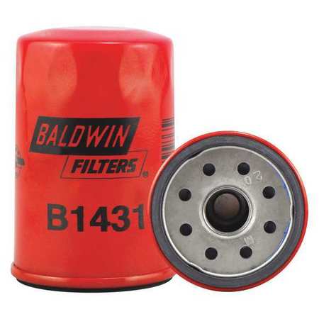 BALDWIN FILTERS Oil Filter, Spin-On, 4"x2-21/32"x4" B1431