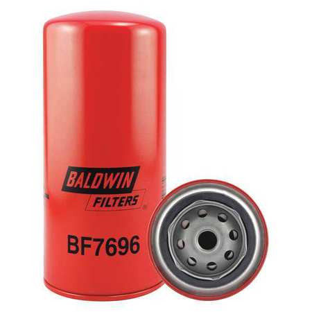 BALDWIN FILTERS Fuel Filter, 8-1/8 x 3-11/16 x 8-1/8 In BF7696