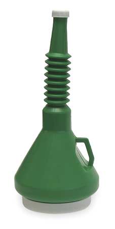 Funnel King Polyethylene, 1-1/2 qt., 14", 6", 1", Green 32140
