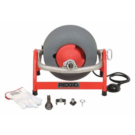 RIDGID Drain Cleaning Machine, 3/8x100, 1/2x90 K-3800