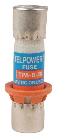 EATON BUSSMANN UL Class Fuse, TPA Series, Fast-Acting, 20A, Not Rated, Indicating TPA-B-20