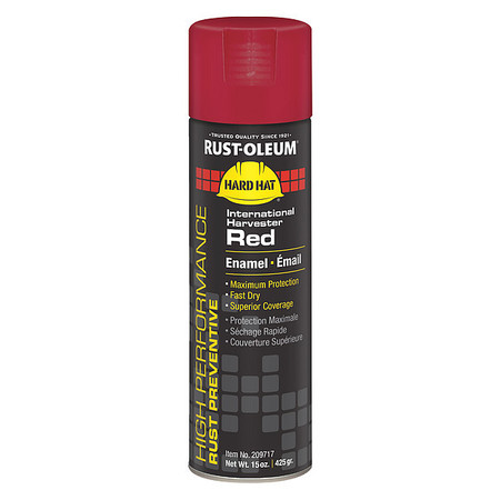 Rust-Oleum Rust Preventative Spray Paint, International Red, Gloss, 15 oz 209717