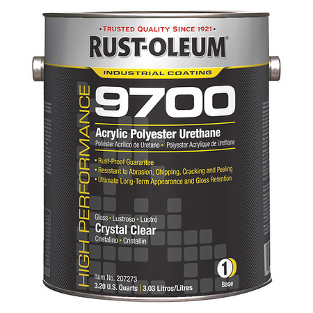 Rust-Oleum 9700 Acrylic Polyurethane, Clear, 1 gal. 207273