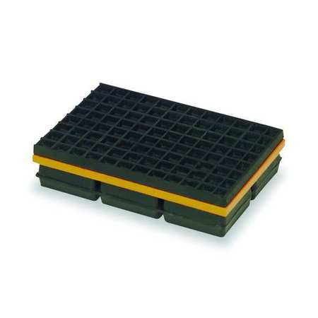 MASON Vibration Isolation Pad, 8x8x1 1/4 In MWSW8X8